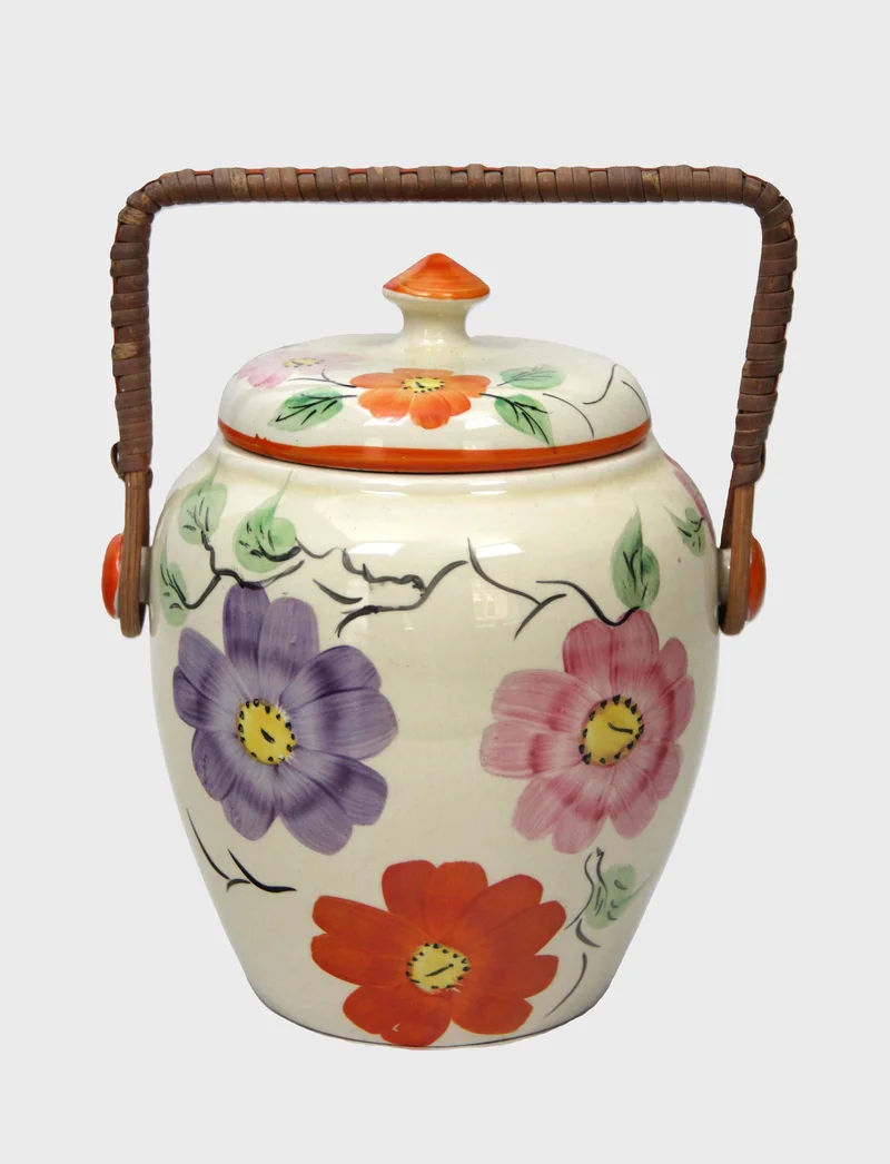 Art déco koekjestrommel - Porselein › Serviesgoed