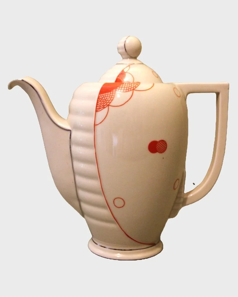 Art déco koffiepot - Porselein › Serviesgoed - 25cm hoog
Periode 1920-1940