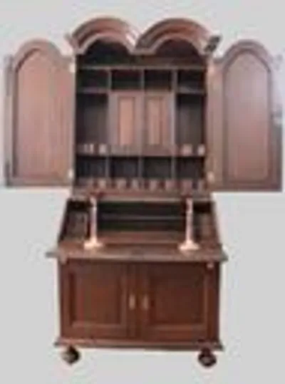 Duble dome bureau 18e eeuw thumbnail 6