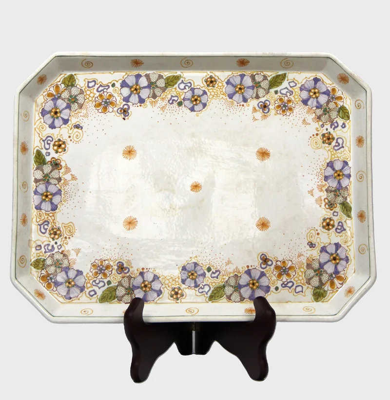 Hollandse dienschotel gouda - Porselein › Serviesgoed - €95.00 - Gemerkt Gouda Holland
35 x 26.5cm
a 1920