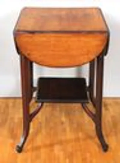 Opklapbaar bijzettafeltje edwardian thumbnail 1