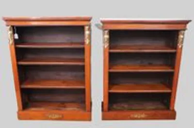 Paar regency open boekenkasten thumbnail 2