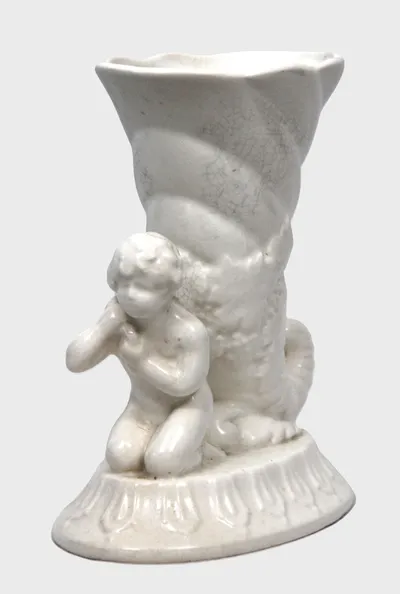 Victoriaanse vaas creamware