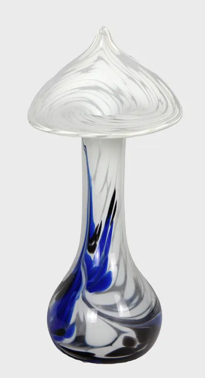 Vintage glazen vaas muranostijl