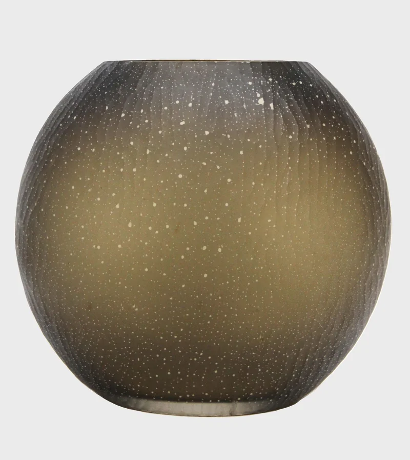 Vintage groenglazen vaas - Glas › Vazen - Ovale vaas in mat groen glas.
26x14cm, 24cm hoog
1960-1970

€