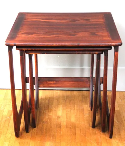 Vintage nest van tafeltjes 1960 1970