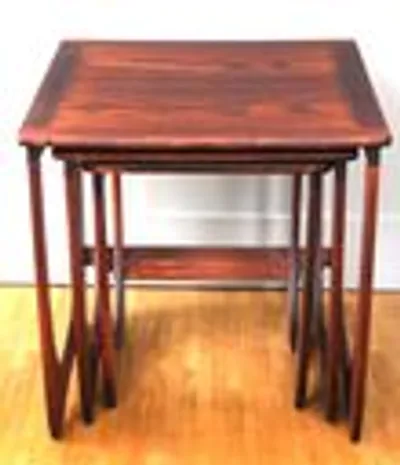 Vintage nest van tafeltjes 1960 1970 thumbnail 1